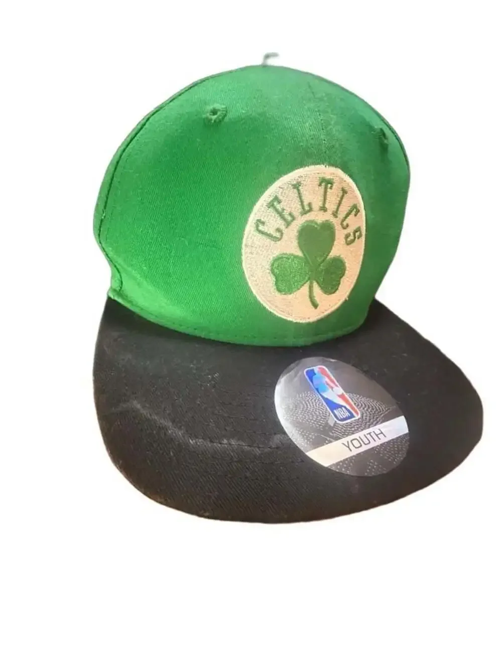 Boston Celtics Outerstuff Youth Two-Tone Snapback Hat Kelly Green Black